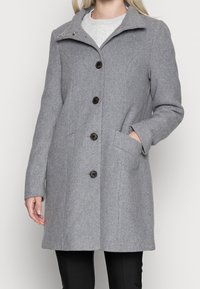Vero Moda Mantel - mottled light grey