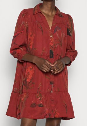 Robe chemise - red