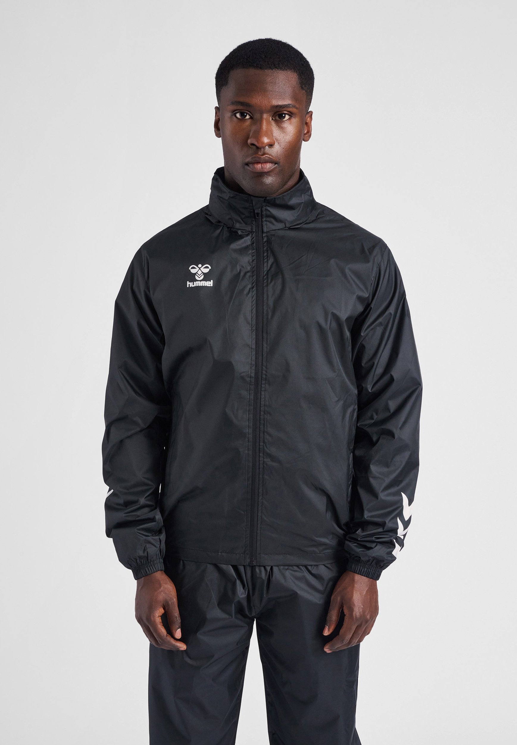 Hummel CORE XK SPRAY - Regenjas - black/zwart denim/blackdenim - Zalando.nl