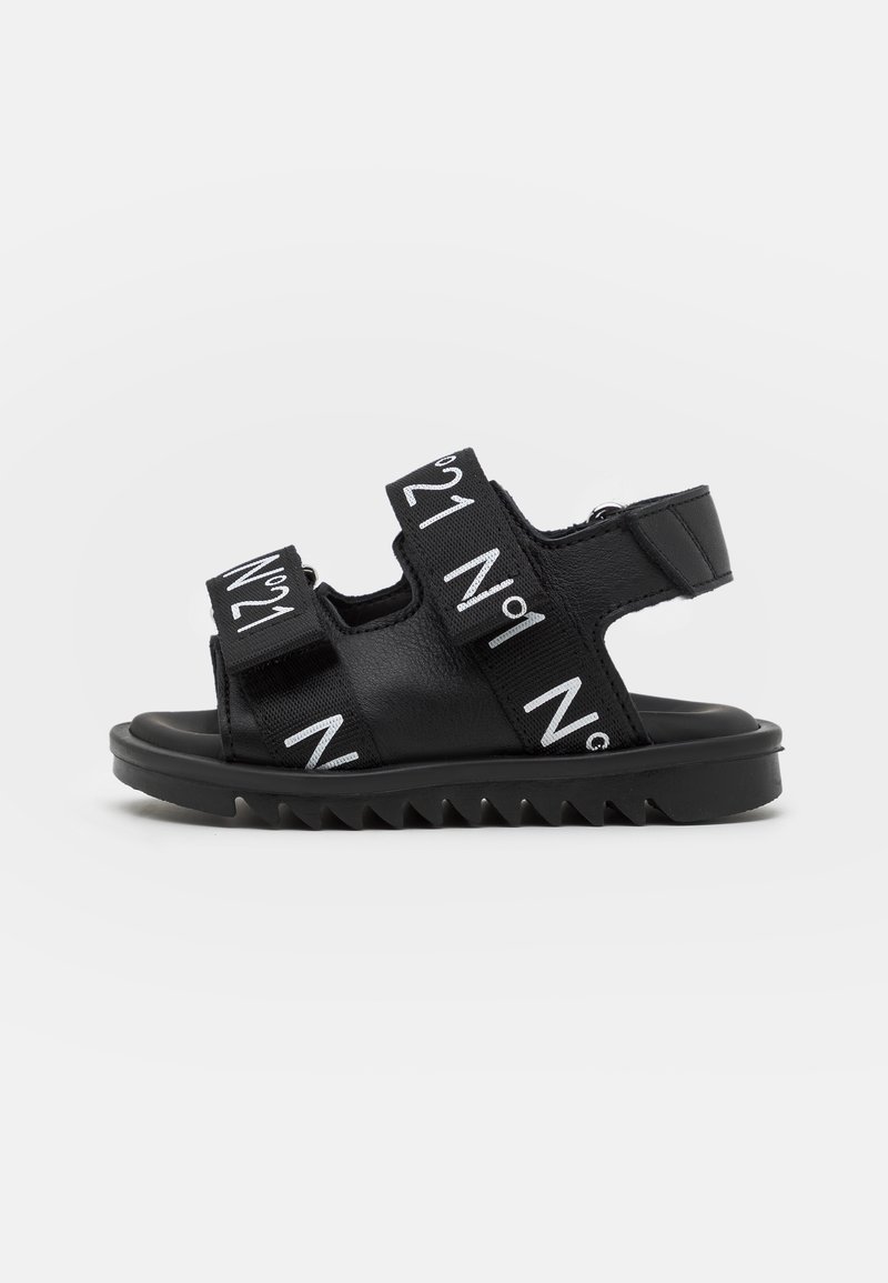 N°21 UNISEX - Páskové sandály - black