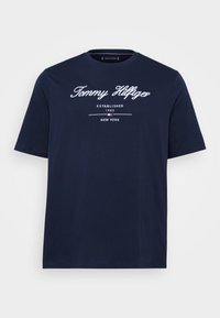 SCRIPT LOGO TEE - Trükipildiga T-särk - desert sky