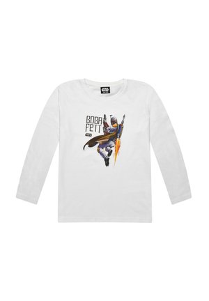 BOBA FETT - Maglietta a manica lunga - weiß