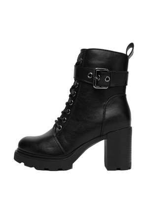Jenny, Enkellaarsjes met plateauzool - black