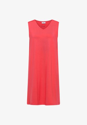 Cecil, KNEE-LENGTH JERSEY DRESS WITH V-NECK - Jerseykleid - coral