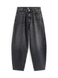 BALLOON - Široke nogavice - denim black
