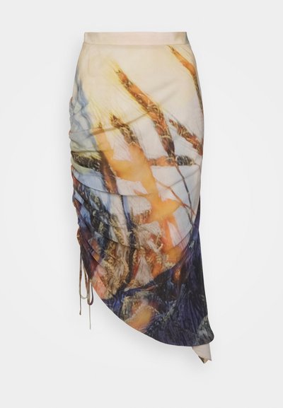 Materiel DIAGONAL GATHERED SKIRT - Pliiatsseelik - golden hour