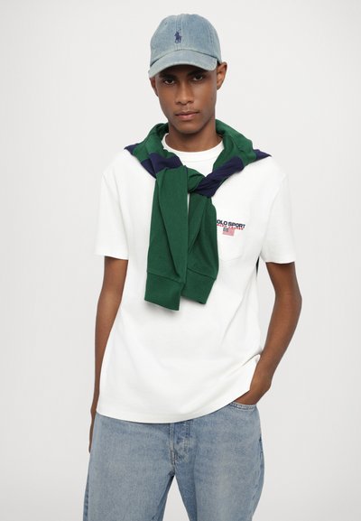 Polo Ralph Lauren SHORT SLEEVE - Pamata T-krekls - white