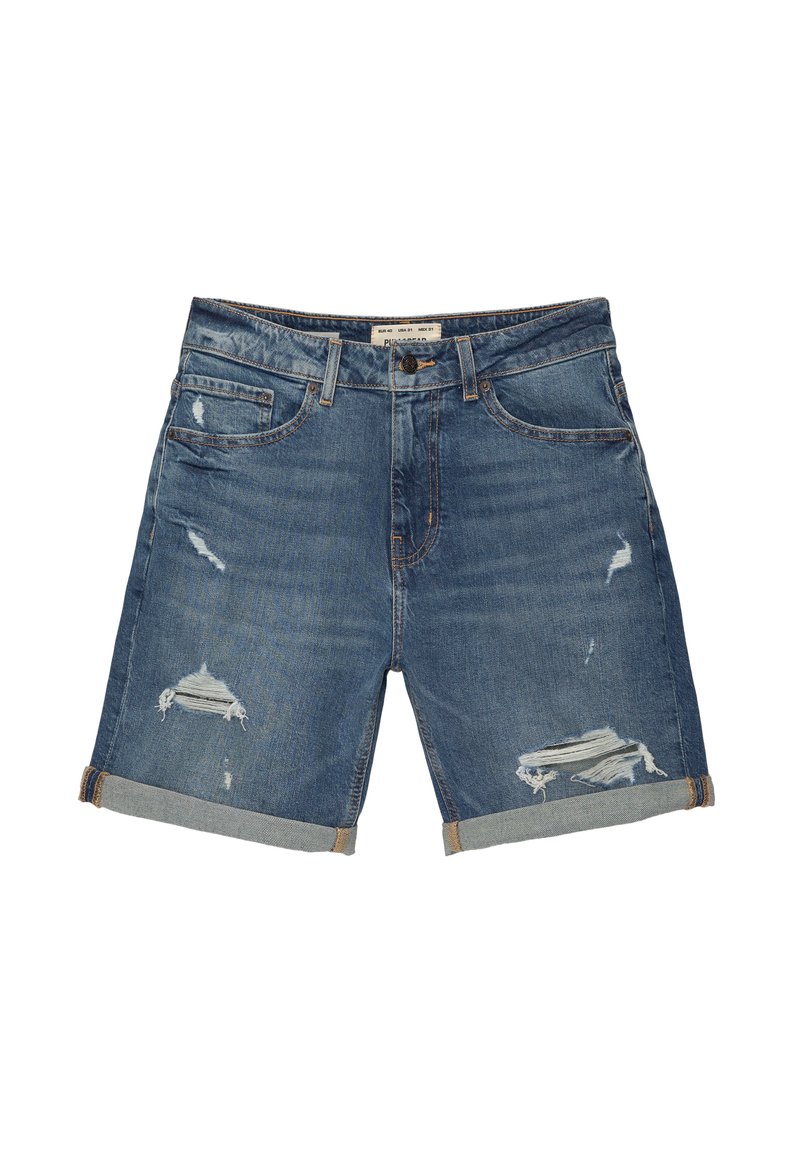 PULL&BEAR Jeansshort stoneblue PULL&BEAR Jeansshort stoneblue