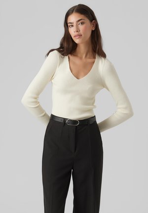 Vero Moda Strickpullover - creme