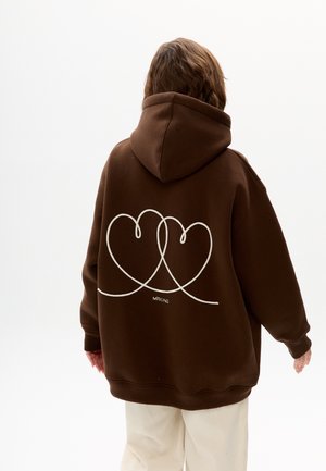 Sweat à capuche - brown