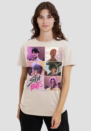 K-POP DEMON HUNTERS - SAJA ERA GRID - Print T-shirt - off-white