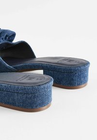 Next Muiltjes met hak - denim dark blue