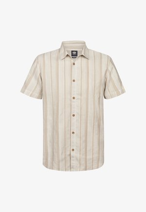 Petrol Industries, STRIPED SHORT-SLEEVE RANGER - Chemise - light tan