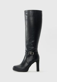 Laarzen met hoge hak - black