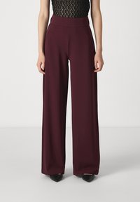 JDY JDYLOUISVILLE CATIA WIDE PANT - Kalhoty - wine tasting