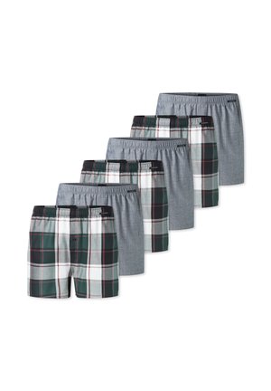6ER PACK  - Boxershorts - grün/grau