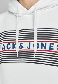 Jack & Jones JJECORP LOGO  - Kapuzenpullover - white