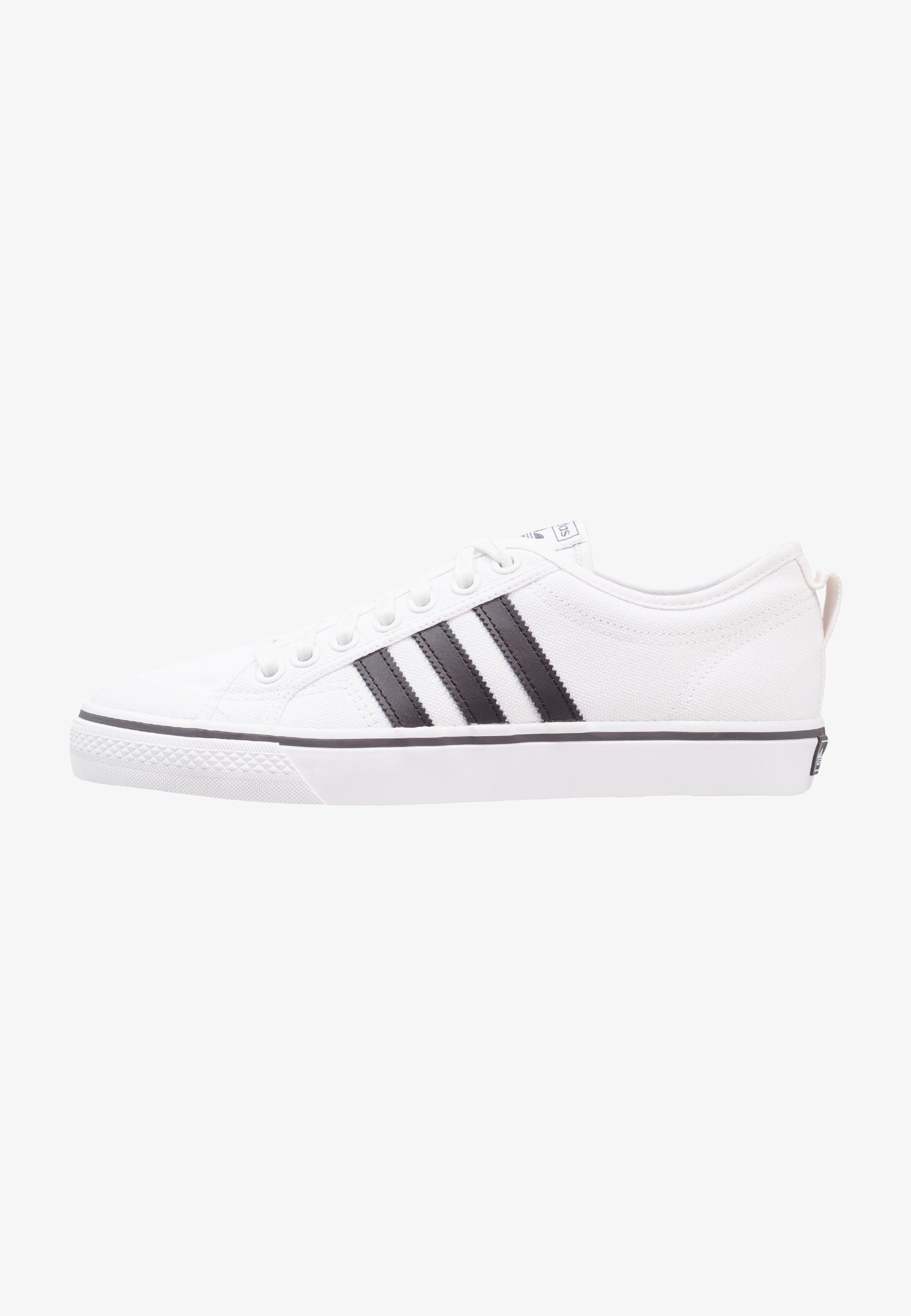 Adidas black & white nizza trainers Clearance
