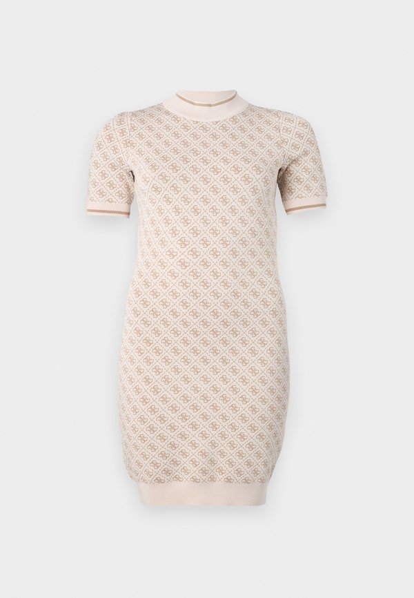 LISE LOGO - Jumper dress - pearl oyster desert4