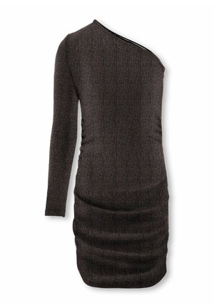 KOGQUEEN ONESHOULD GLITTER  - Kokteilikleit/peokleit - black