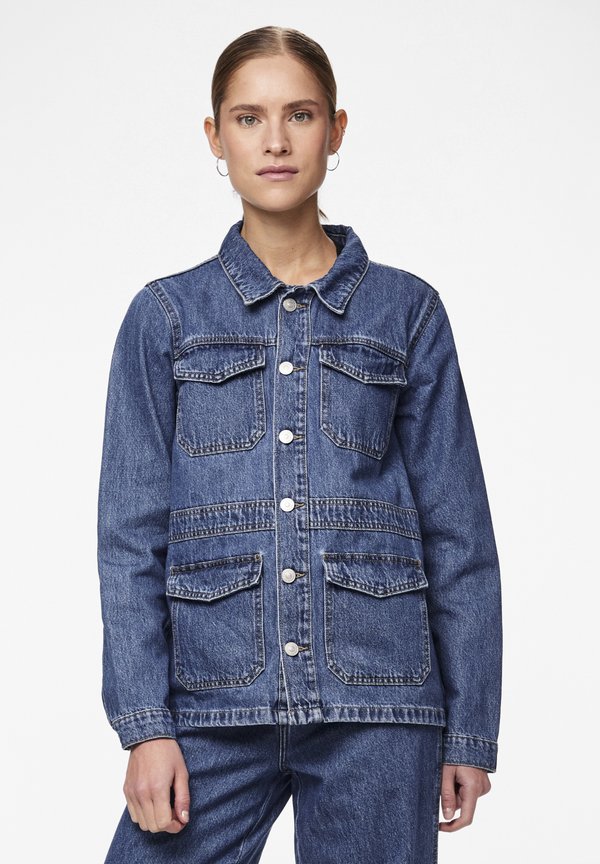PCSKY POCKET JACKET - Jeansjacke