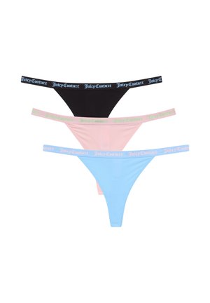 STRING 3 PACK - String - black/juicy pink/dusk blue
