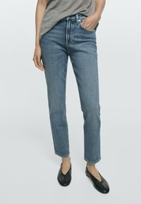 CROPPED - Slim fit jeans - blue