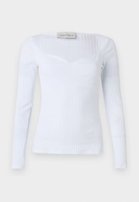 Topper langermet - white