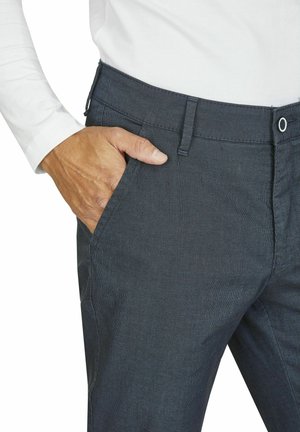 MIT ELASTISCHEM KOMFORTBUND - Trousers - blue