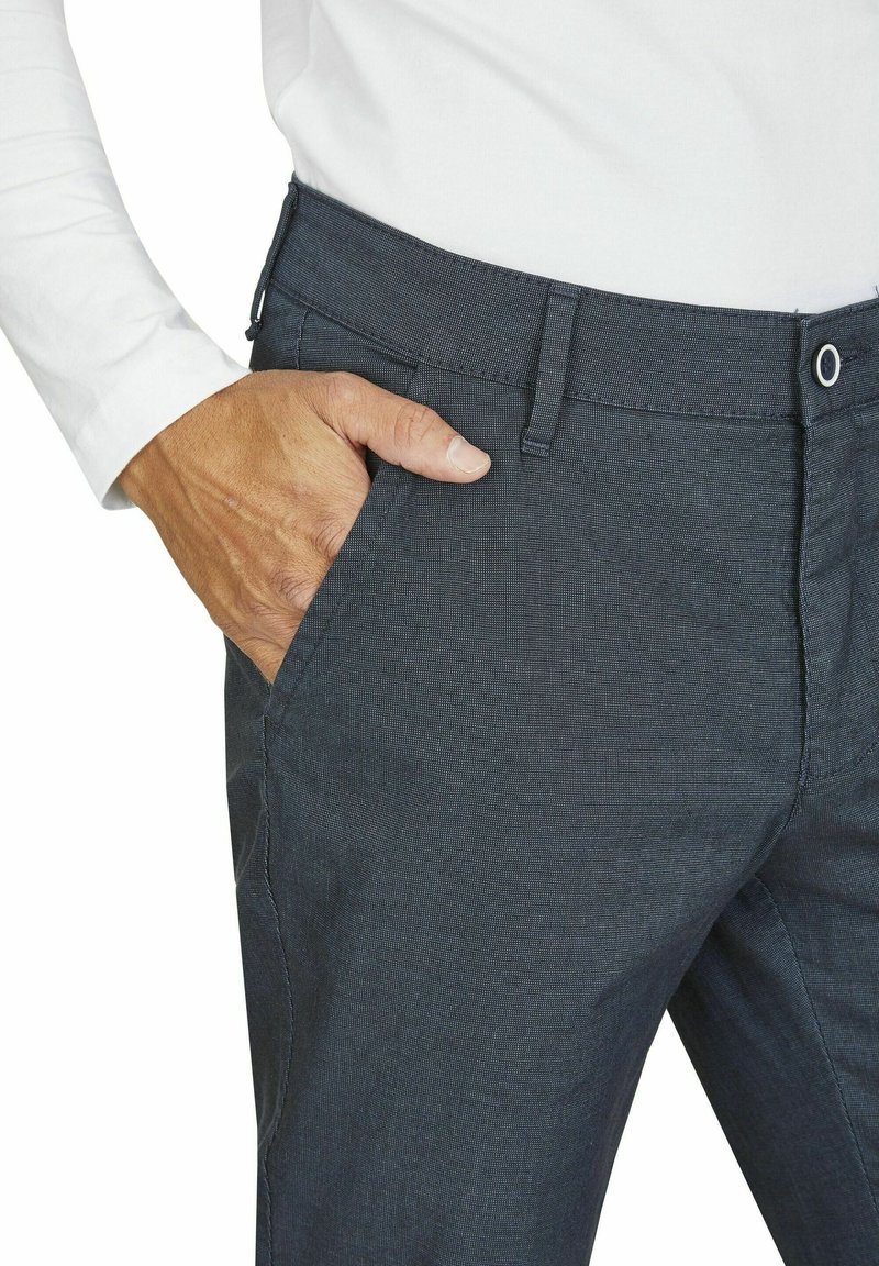 Club of Comfort - FLAT FRONT MIT ELASTISCHEM KOMFORTBUND - Chinos - blue, Enlarge