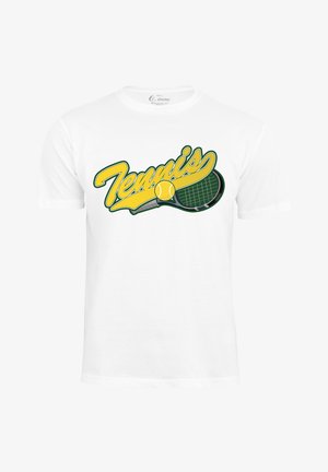 Cotton Prime, TENNIS - Print T-shirt - weiß
