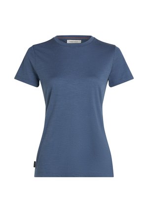 icebreaker, WOMEN M 150 TECH LITE SS TEE IB ANGLE - Triko s potiskem - dawn