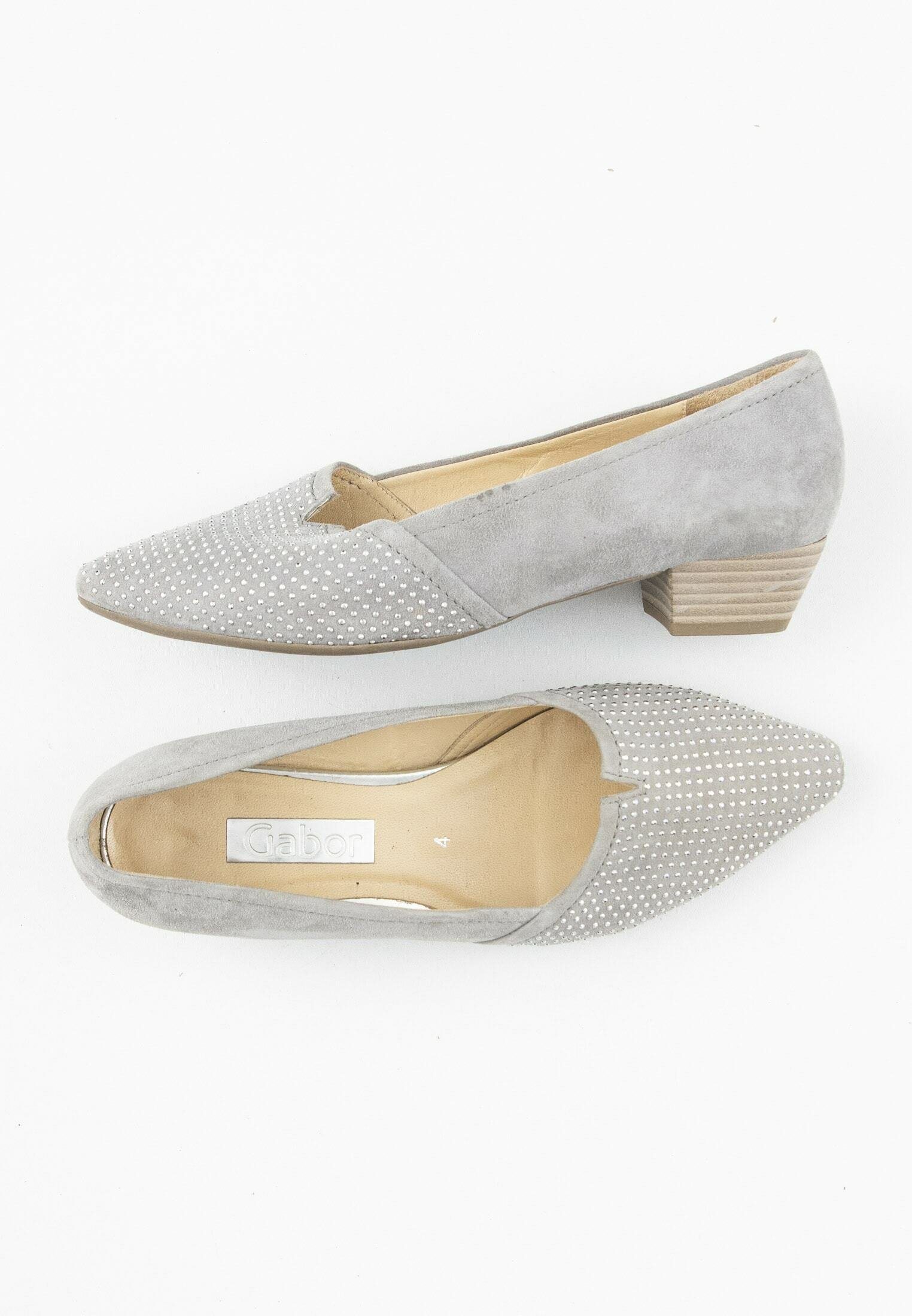 Gabor Ballerina's - silver/zilverkleurig - (Pre-owned) - Zalando.nl