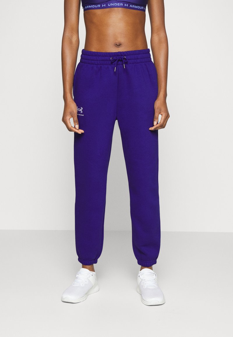 Under Armour ESSENTIAL JOGGERS Tracksuit bottoms sonar blue/white