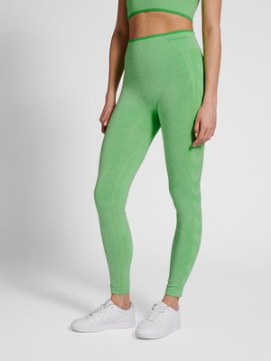 Hummel UNA SEAMLESS - Tights - summer green melange