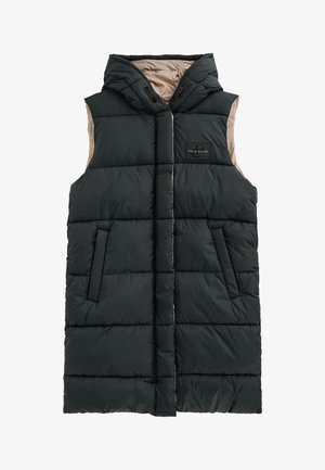 Polo Club, WESTEN WOMAN GINA REVERSIBLE VEST SLEEVELESS REGULAR FIT - Bodywarmer - black-light brown
