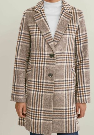 Halflange jas - beige