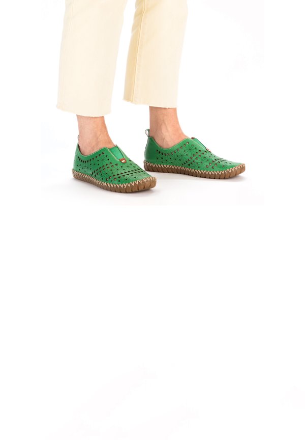 Riemensandalette - grün