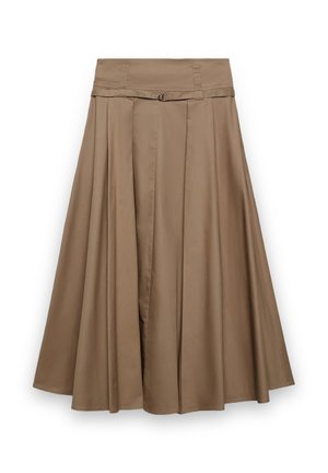 Calliope, TINTA UNITA - Jupe trapèze - beige scuro