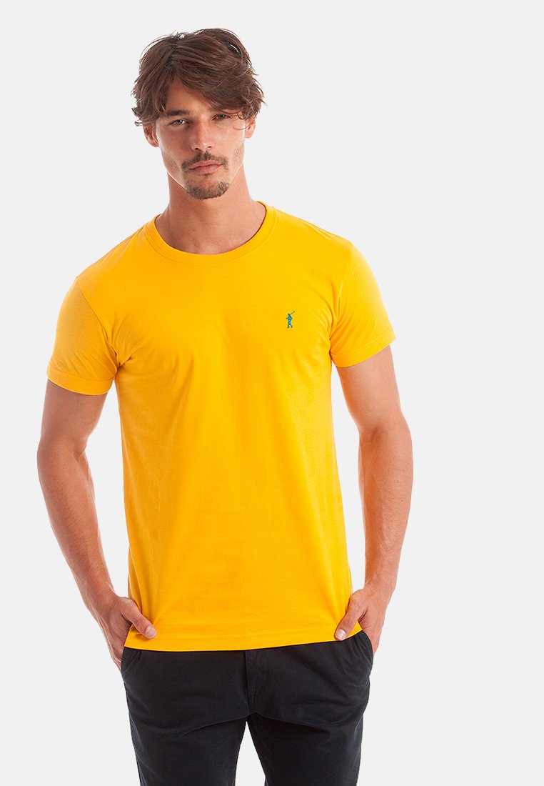 Polo Club RIGBY - T-shirt basic - yellow gold/geel - Zalando.nl