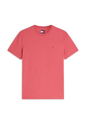 Tommy Jeans, SLIM TEE UNISEX - T-shirts basic - anthem red