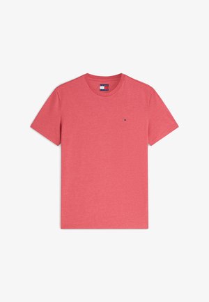 Tommy Jeans, SLIM TEE UNISEX - T-shirts basic - anthem red