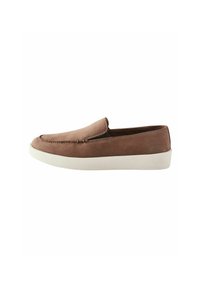 Next - CONTRAST LOAFERS - Scarpe senza lacci - taupe brown Immagine in miniatura 1