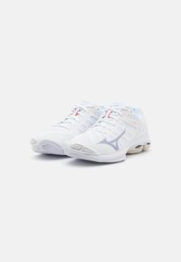 Mizuno WAVE VOLTAGE 2 - Volleyballsko - white/aleutian/cloud pink