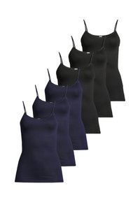 Non sélectionné, schwarz   blau