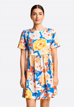 Rich & Royal MIT FLOWER - Freizeitkleid - azzure blue