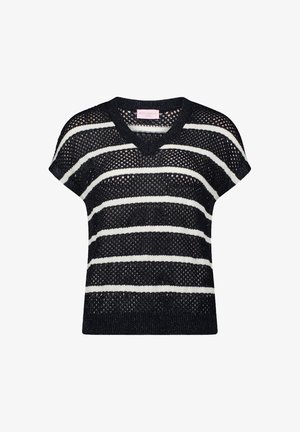 Betty Barclay, T-Shirt print - patch dark blue white
