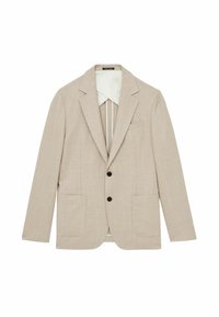 REGULAR FIT - STACK SINGLE-BREASTED TEXTURED   - Sacou - oatmeal