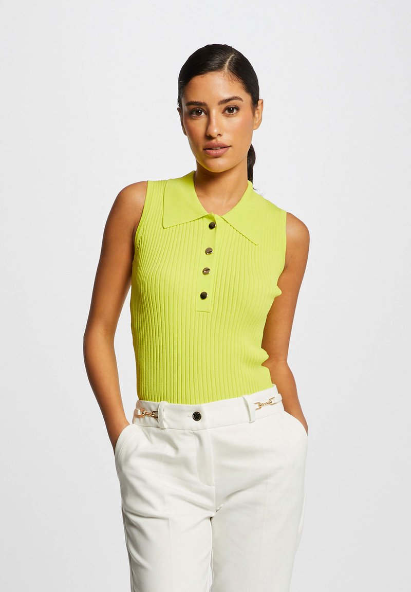 SLEEVELESS Poloshirt evergreen/tanne Zalando.de