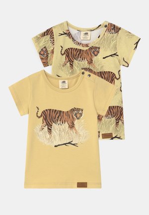 TIGERS 2 PACK UNISEX - Print T-shirt - yellow
